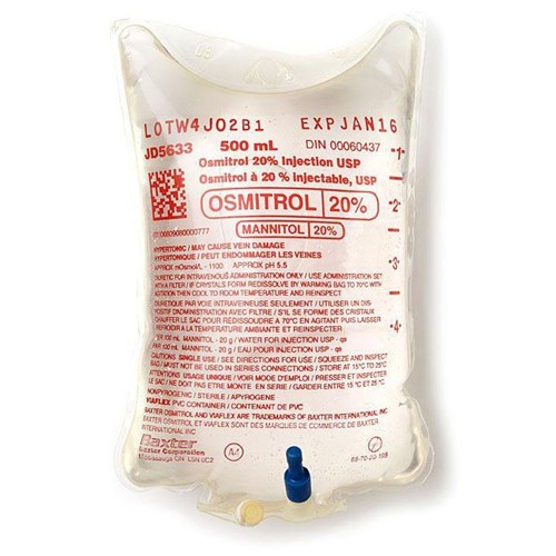 IV OSMITROL 20% INJ 500ML 24/CS