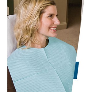 Dental Bibs 13X18 3ply Teal 500/CS