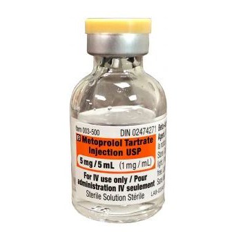 Metoprolol 1mg/ml  5ml 10/bx