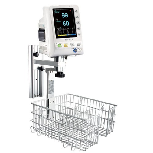 Edan Wall Mount w/ Basket f/ M3 & M50