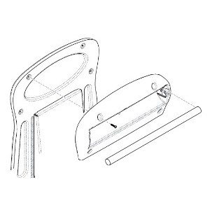 647 PAPER ROLL HOLDER