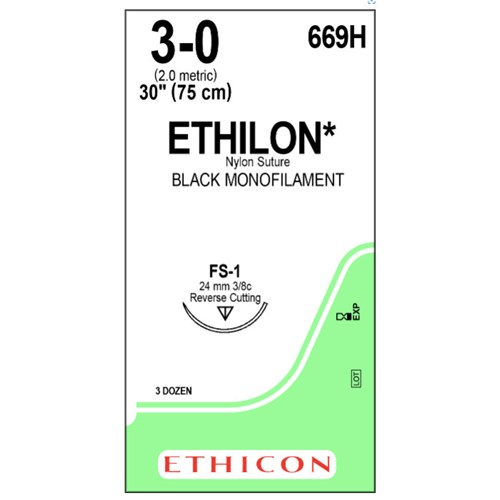 ETHILON 3/0 FS1 36/BX
