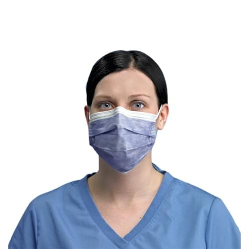 Face Mask w/Anti Fog Earloop 50/10bx/cs