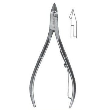 Cuticle Nipper Plier Handle 4mm Blade 4" Cuticle Nipper Plier Handle 4mm Blade 4"