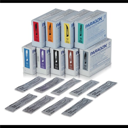 BLADE #21 STAINLESS STEEL 100/BX