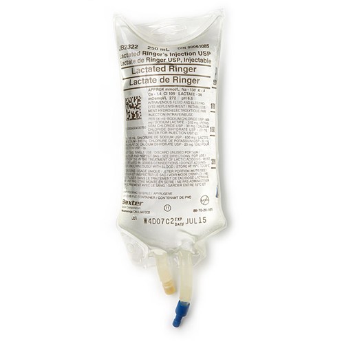 IV Lactated Ringers 250ML 30/CS