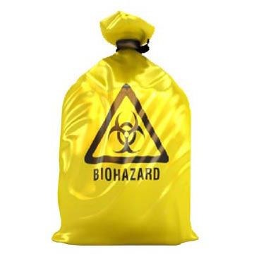 Biohazard Bag Yellow 22"x20" 250/10/case