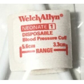 DISPOSABLE CUFF NEONATE SIZE 1 10/BX