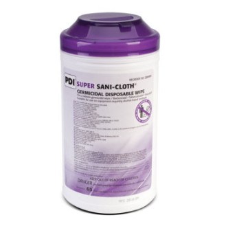 Super Sani-Cloth Wipes XLG 65/6TB/CS