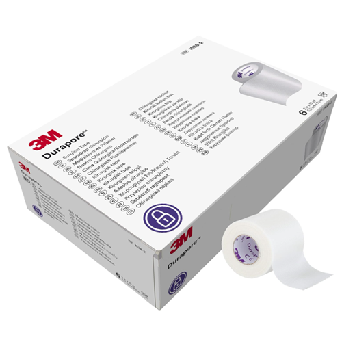 Durapore Silk Tape 2" 6rl/10bx/cs