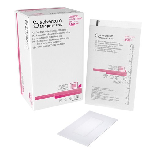 Medipore + Pad 6x10cm 50/bx