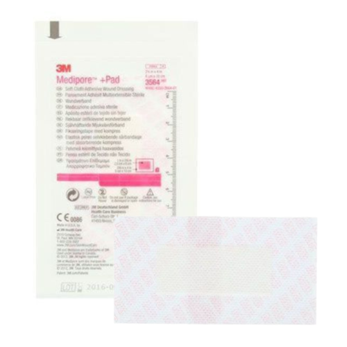 Medipore + Pad 6x10cm 50/bx