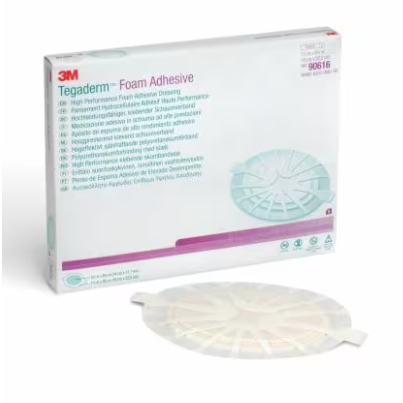 Tegaderm Foam Adhesive Dressing LG Oval