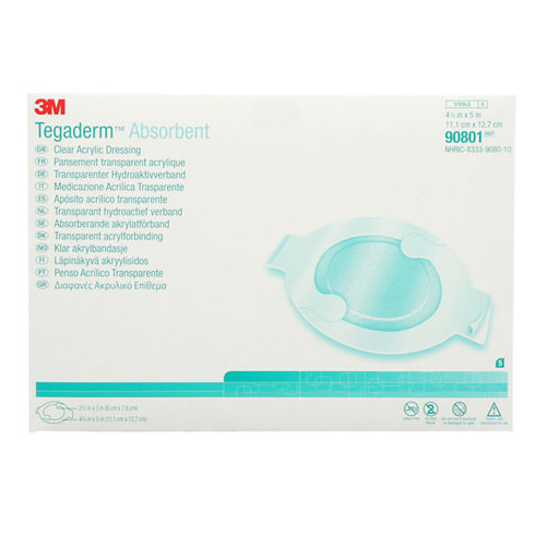 Tegaderm Acrylic Dressing MD Oval 10/bx