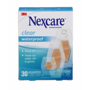 Waterproof Bandages Assorted 30/12bx/cs