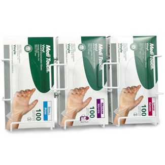 Triple Glove Box Holder - Wire