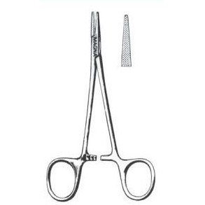 Halsey Needle Holder 5" Serrated