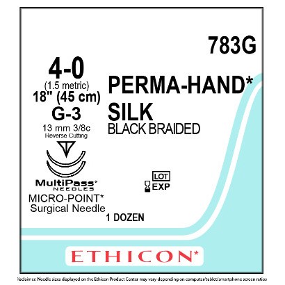 SILK 4/0 G-3/G-3 12/BX SILK 4/0 G-3/G-3 12/BX