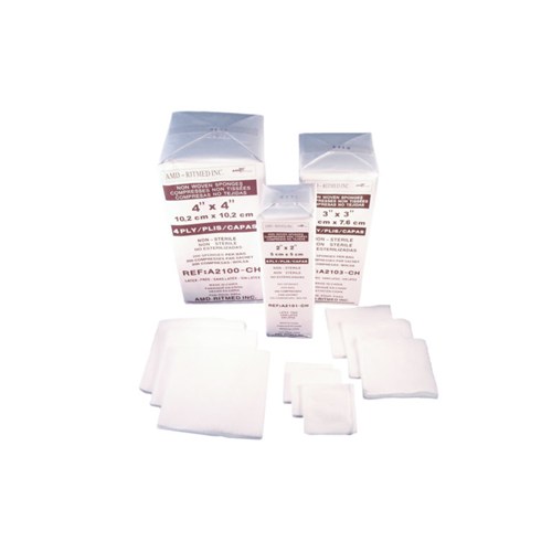 Gauze 2x2 4ply 200/25bg/cs