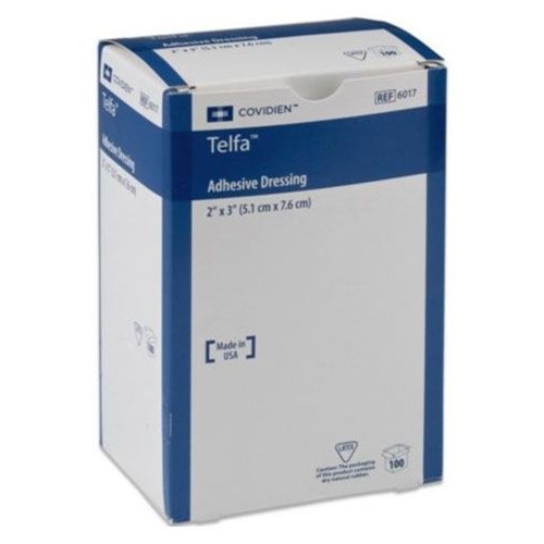 Telfa Adhesive Dressing 3x4 100/12BX/CS