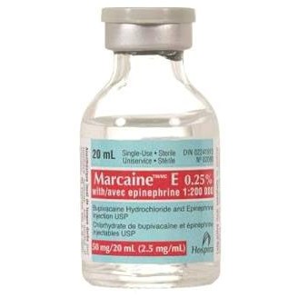 Marcaine E .25% w/Epi 20ml 10/BX