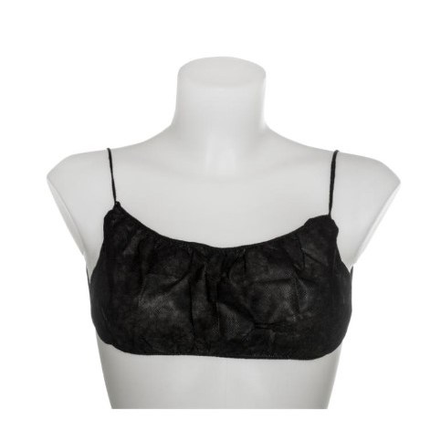 Disposable Bra Black Lg/XL 100/6bx/cs