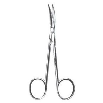 Iris Scissor Curved TC 4.5"