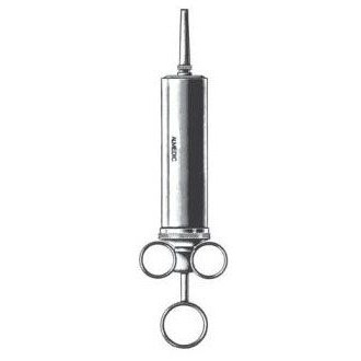 Metal Ear Syringe 4oz w/2 Tips