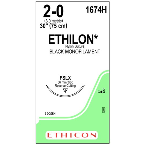 ETHILON 2/0 FSLX 36/BX