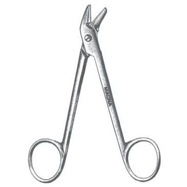 Wire Cuttin Scissors Serr. Angled 4.75" Wire Cuttin Scissors Serr. Angled 4.75"