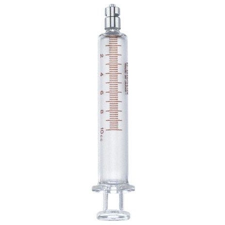 10cc Glass LOR Syringe w/LL Metal Tip