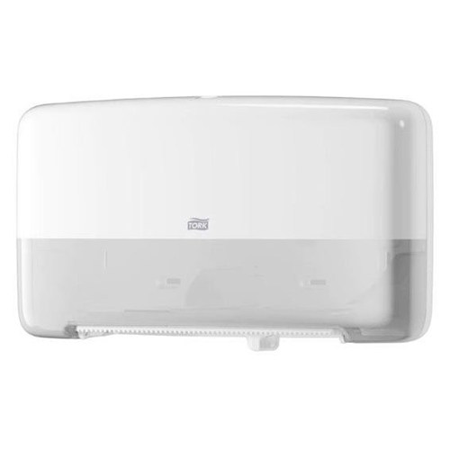 Tork Twin Mini Jumbo B.T Dispenser White