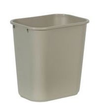 Rubbermaid Waste Can Beige 12/cs