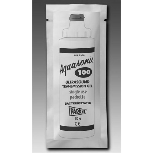 Aquasonic Ultrasound Gel 20g 100/4bx/cs