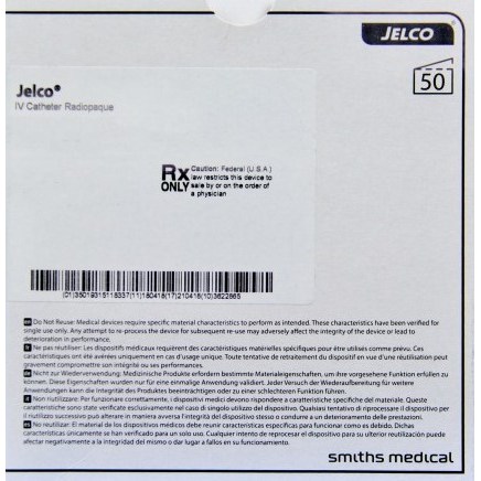 JELCO IV CATHETER 16G X 2 50/4BX/CS