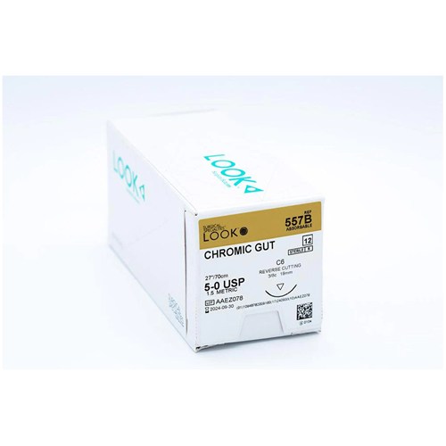 5/0 Chromic Gut C6 12/box