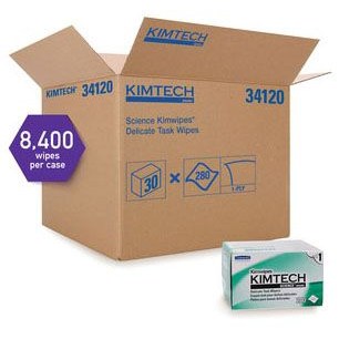 Kimwipes 4.4"X8.4" 1ply 280/30bx/CS