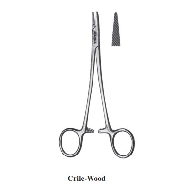 Crile-Wood Needle Holder 6"