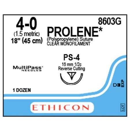Prolene 4/0 PS-4 12/bx