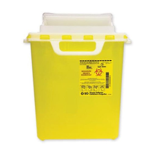 Sharps 11.3L Yellow 10ea/case