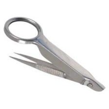 SPLINTER FORCEP W/MAGNIFER, 3 SS