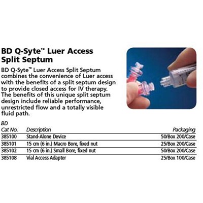 Q-SYTE CLOSED LUER ACCESS DEVICE 4BX/CS