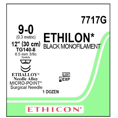 Ethilon 9/0 TG140-8 12/BX
