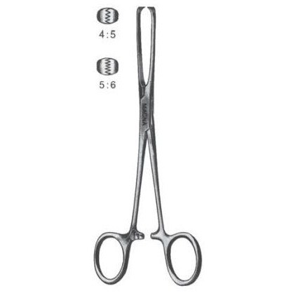 Allis Tissue Forcep 7.5" 5x6 teeth