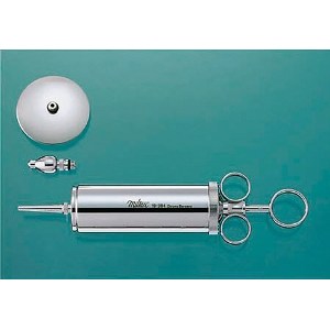 TAPERD TIP- EAR SYRINGE BRASS WITH NICKL