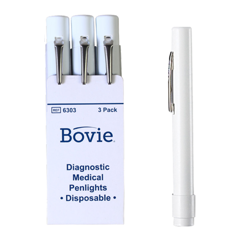 Penlight Disposable w/Cobalt Filter 3/pk