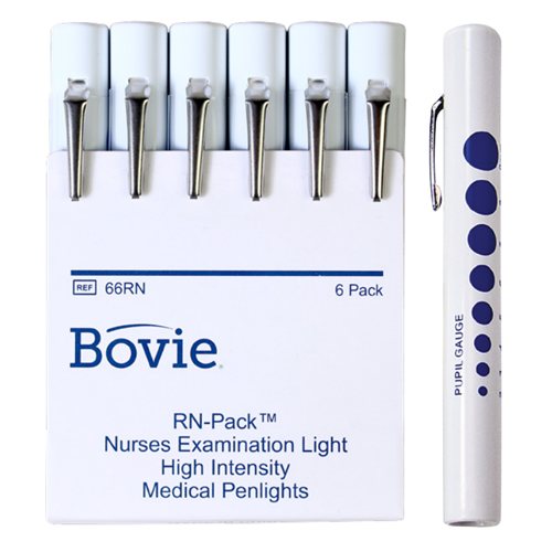 Penlight Disposable w/ Pupil Gauge 6/pk
