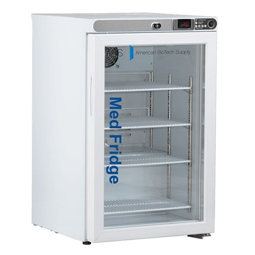 Pharmacy Fridge 2.5CuFt w/ Glass Door