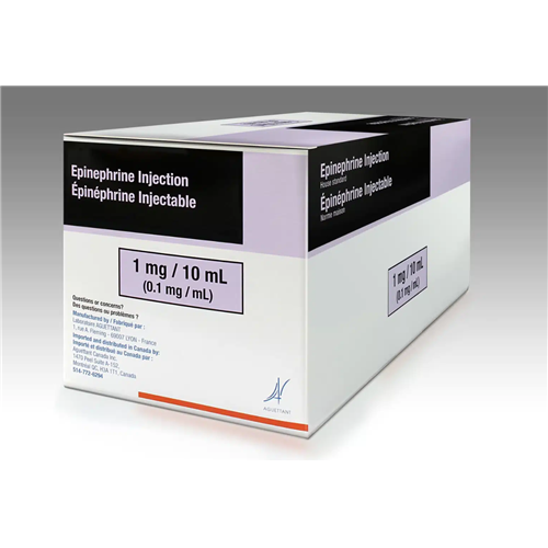 Epinephrine Syringe 0.1mg/mL 10mL 10/bx