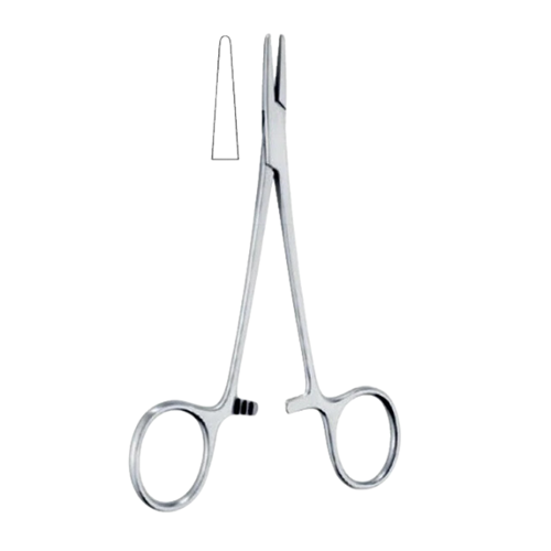 Halsey Needle Holder 5" Smooth